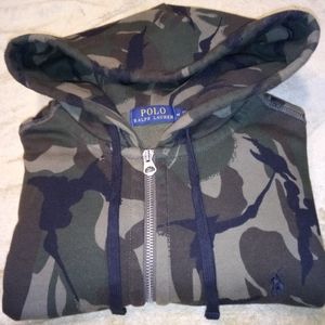 Ralph Lauren Polo Zip Up Sweater X Camo print